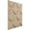 Ekena Millwork 19 5/8in. W x 19 5/8in. H Wallflower EnduraWall Decorative 3D Wall Panel Covers 2.67 Sq. Ft. WP20X20WAGBE - alternate 6